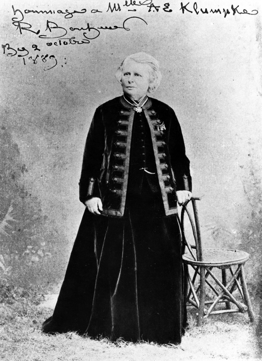 Rosa Bonheur，63岁，1889年 作者 法国摄影师