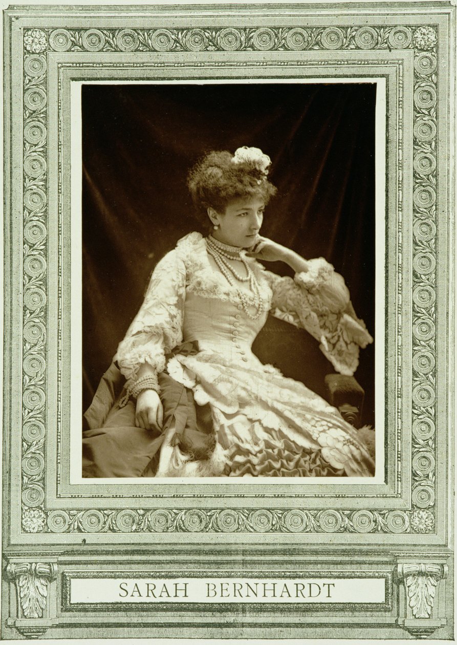 Sarah Bernhardt（1844-1923），来自当代画廊，c.1874-78 作者 法国摄影师