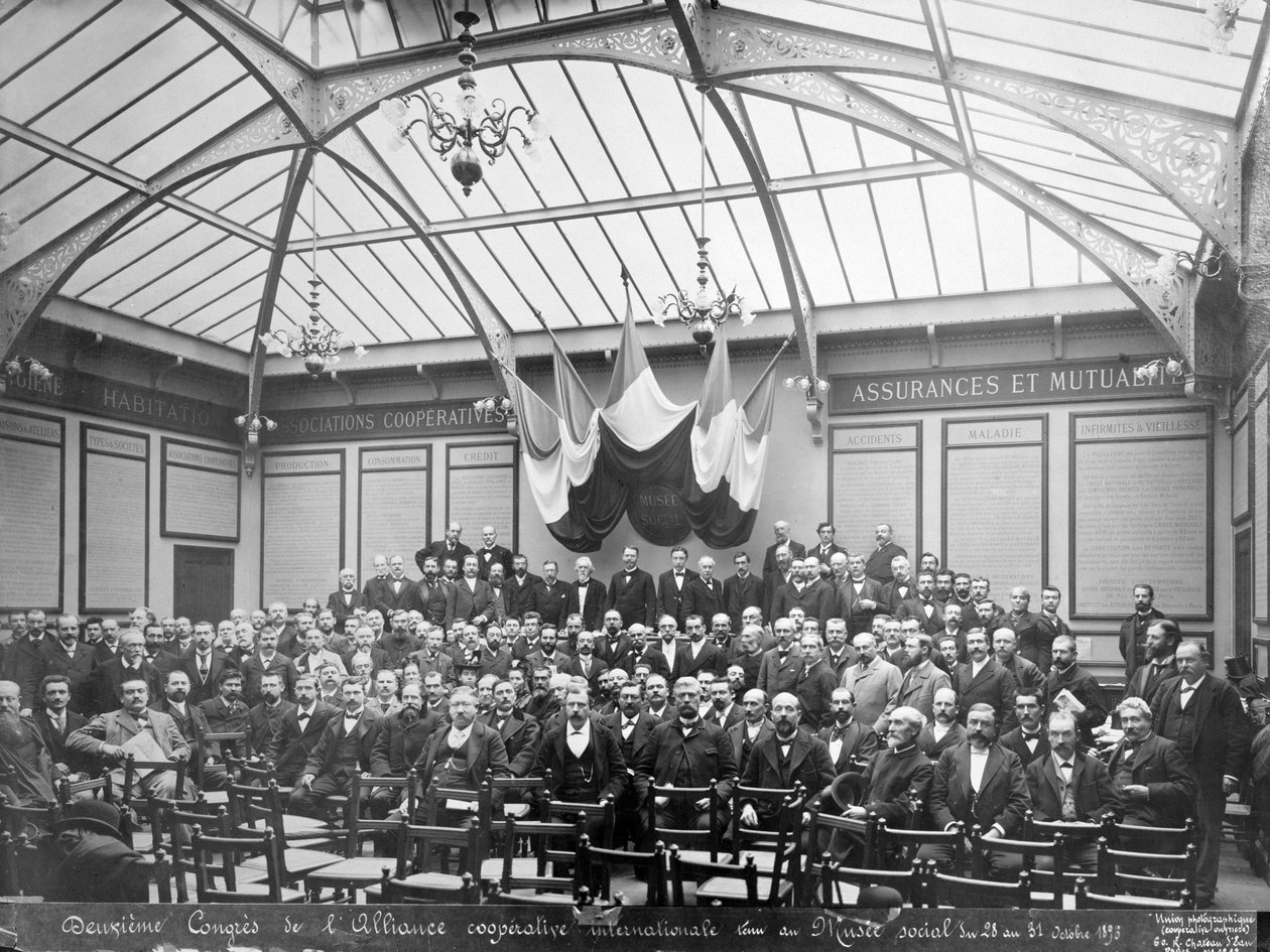 国际合作联盟第二次代表大会，1895年10月31日 作者 法国摄影师