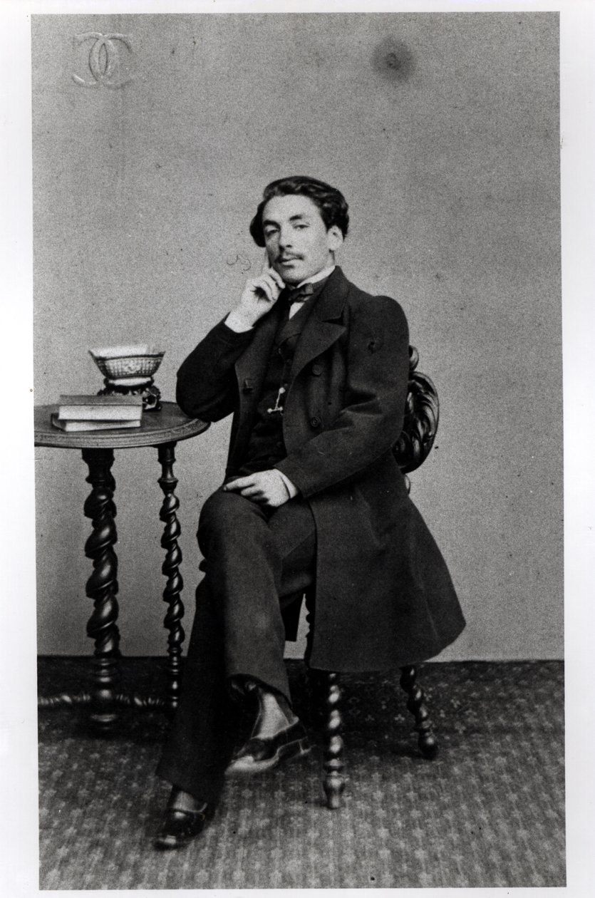 Stephane Mallarme（1842-98），19岁 作者 法国摄影师