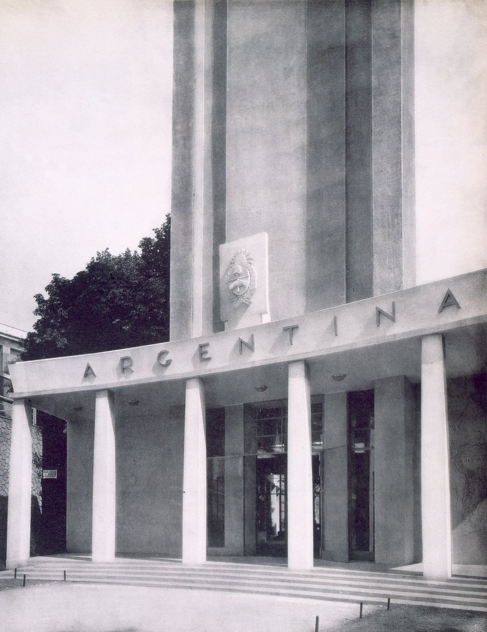 1937年巴黎国际博览会上的阿根廷建筑 作者 法国摄影师
