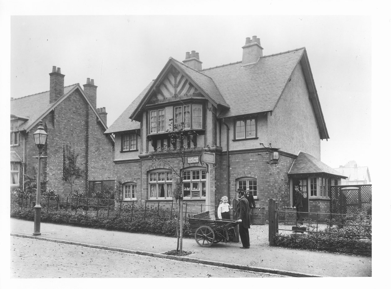 邮局，Bournville，c.1900 作者 法国摄影师