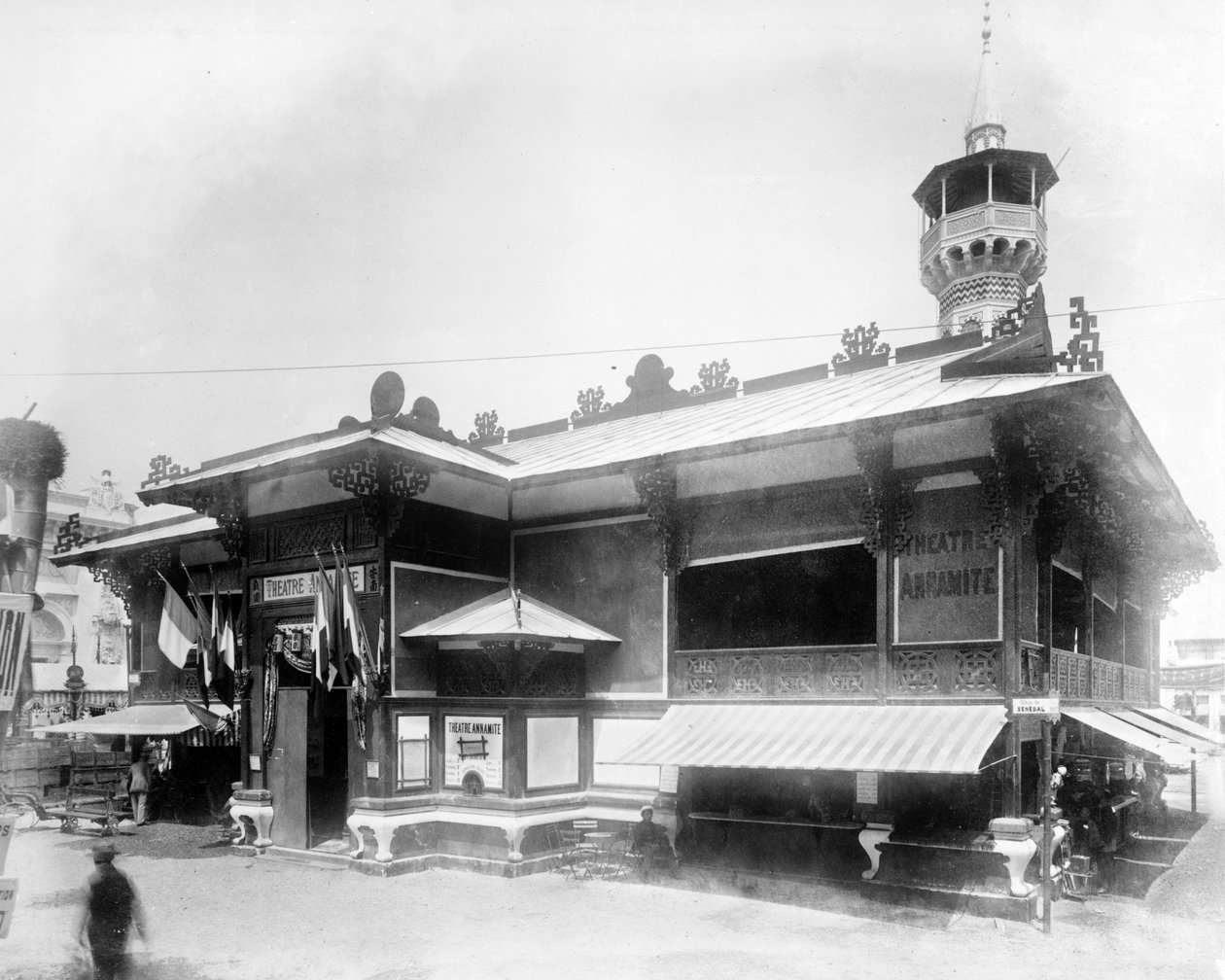 剧院安纳米特，巴黎展览，1889年 作者 法国摄影师