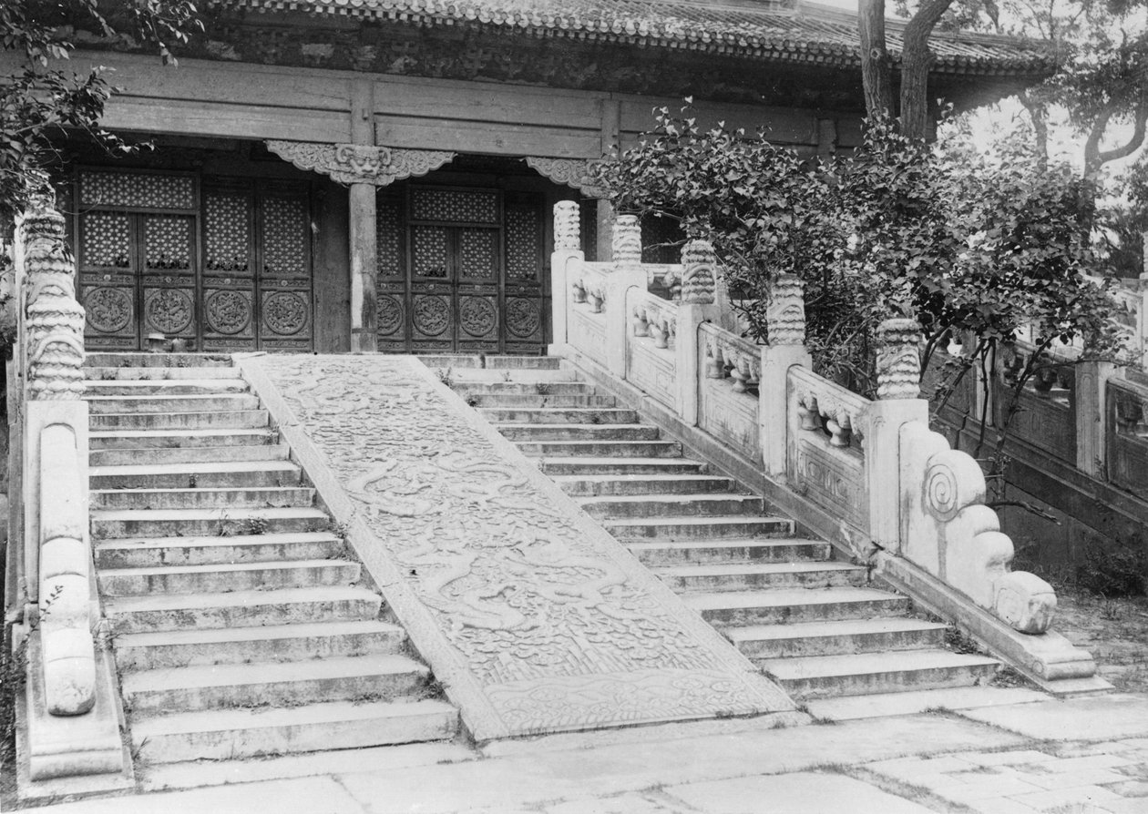 永武皇帝墓（1359-1424）在北京，中国 作者 法国摄影师
