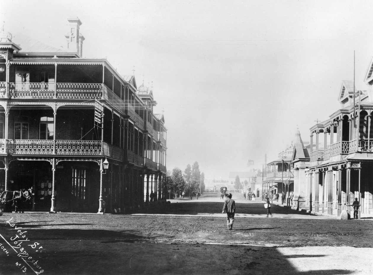 约翰内斯堡的看法，c.1900 作者 法国摄影师