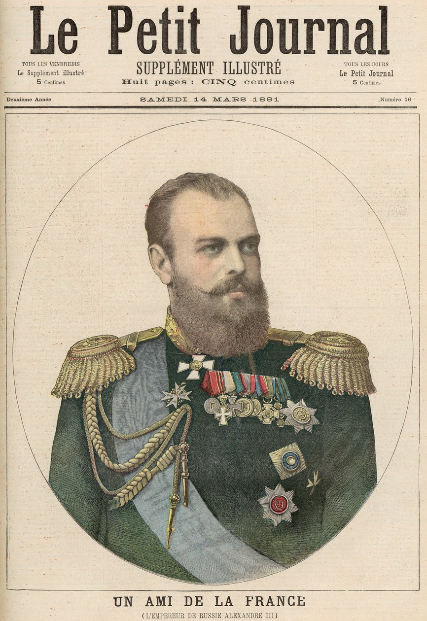 法国的朋友，来自&39;Le Petit Journal&39;，1891年3月14日 作者 法语学校