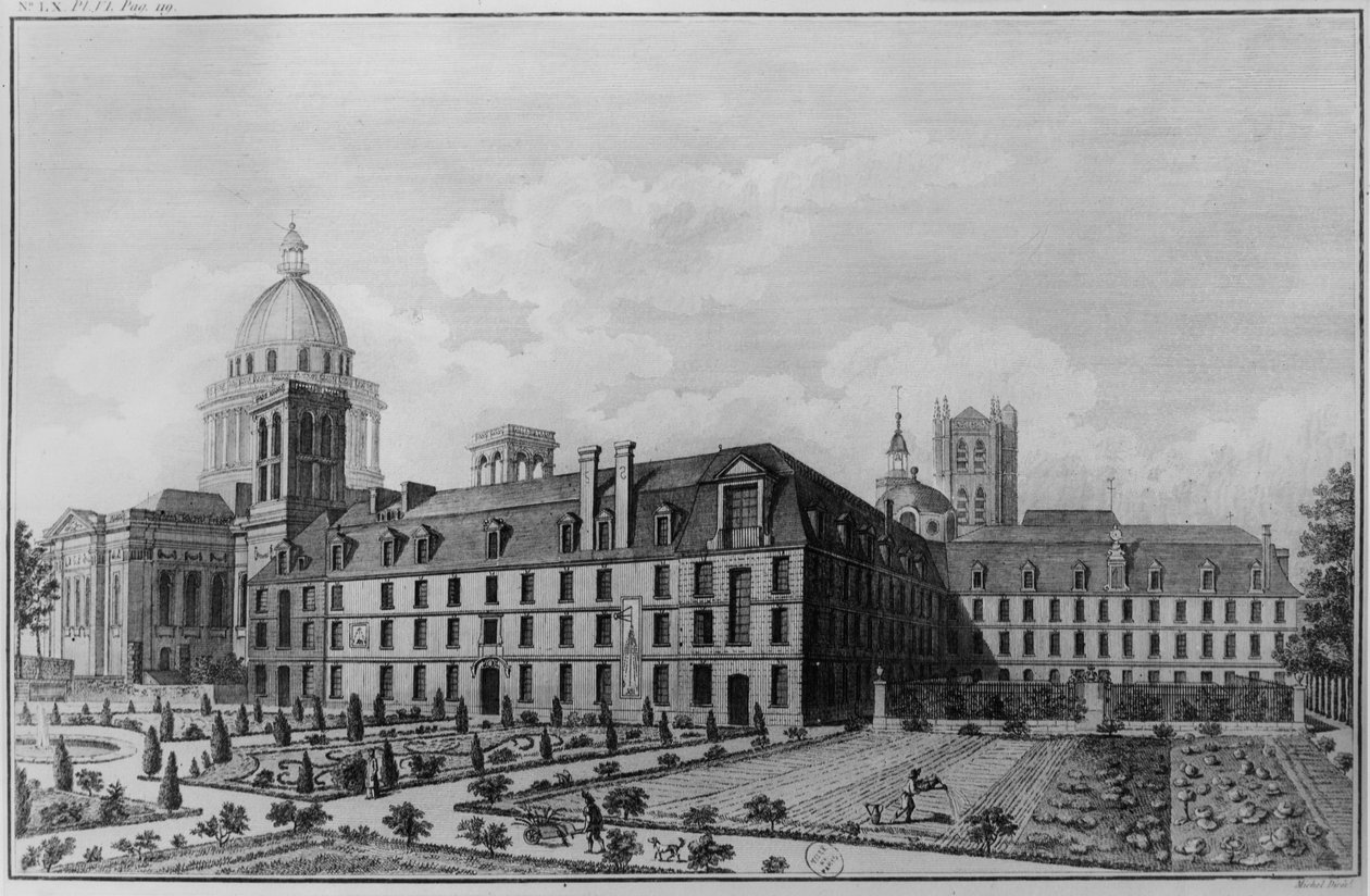 Abbey Saint-Genevieve，巴黎 作者 法语学校