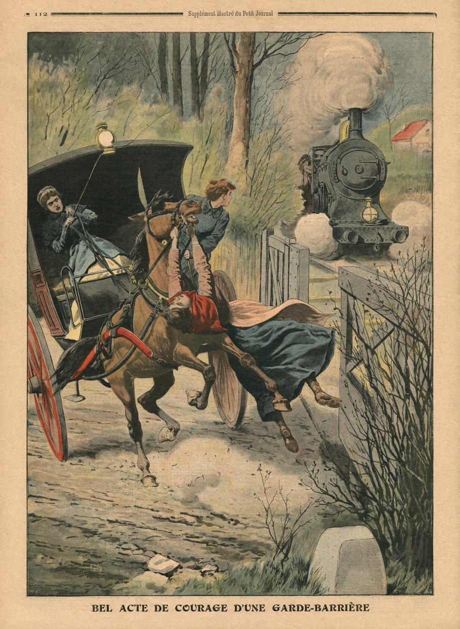 1907年4月7日，“Le Petit Journal”的插图，“过度守护者”的插图 作者 法语学校