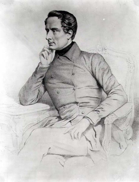 Prat Lamartine的Alphonse-Marie-Louis（1790-1869） 作者 法语学校