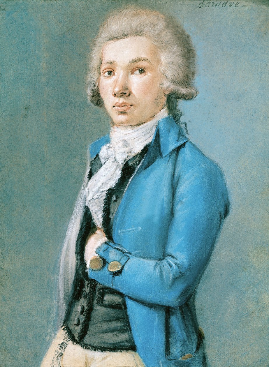 Antoine Barnave（1761-93）（纸上粉彩） 作者 法语学校