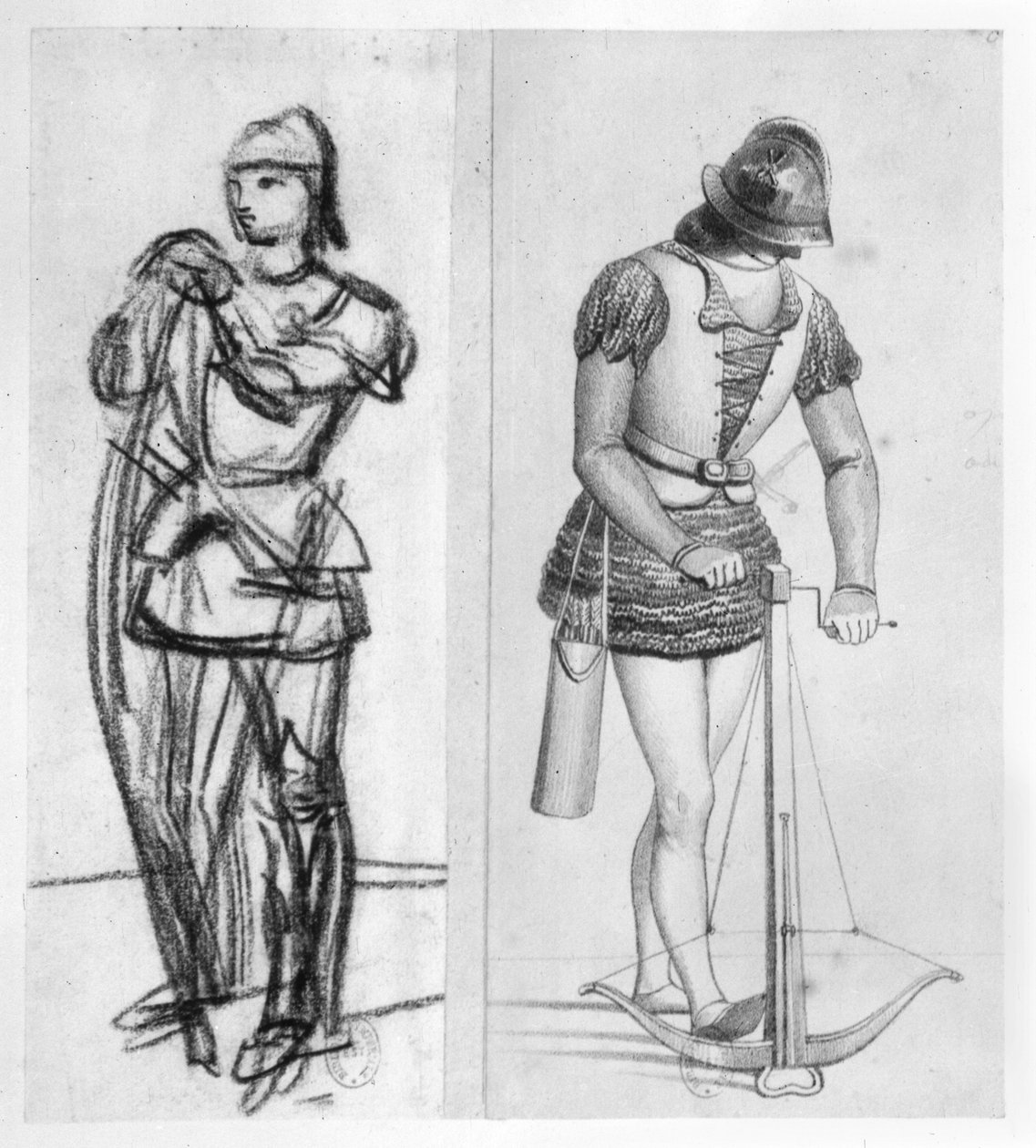 路易十一统治期间的弓箭手和弩手（1461-83） 作者 法语学校