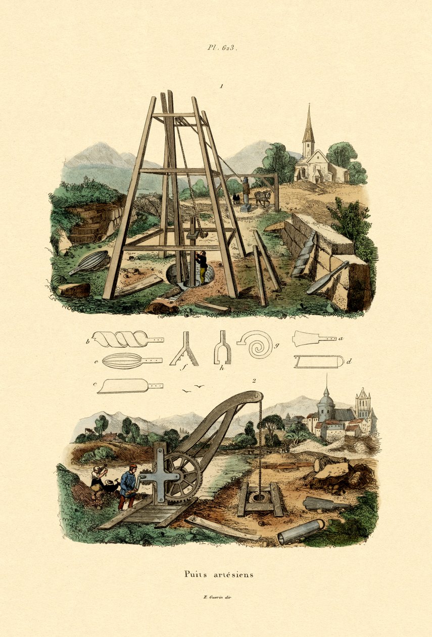 Artesian Well，1833-39 作者 法语学校