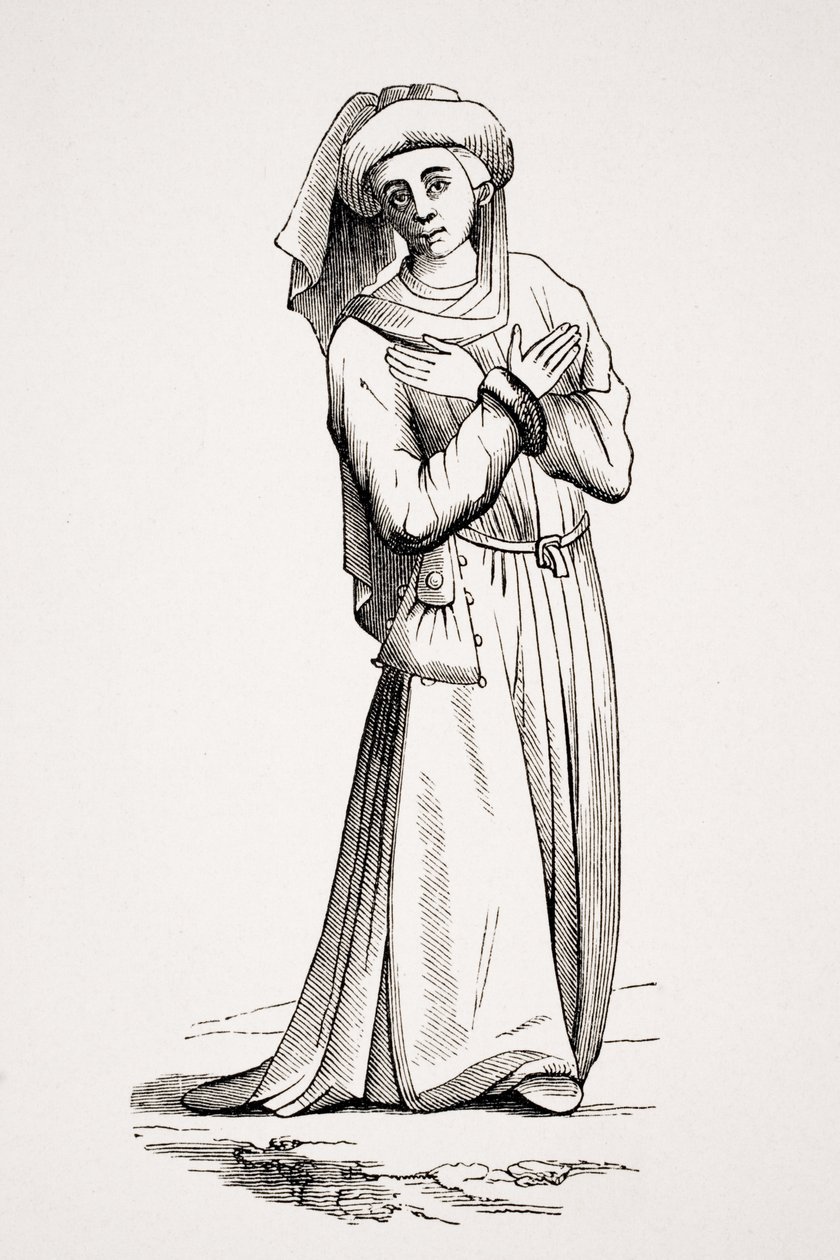 大律师在15世纪手稿的绘画之后，由Paul Lacroix（1806-84）出版的“Le Moyen Age et la Renaissance”于1847年出版 作者 法语学校