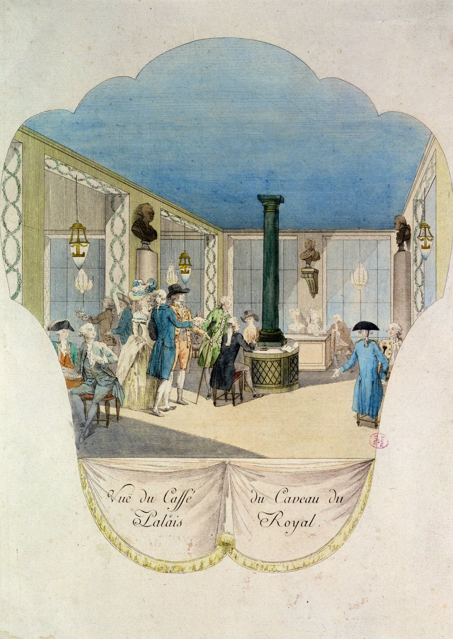 Palais-Royal酒窖的咖啡厅 作者 法语学校