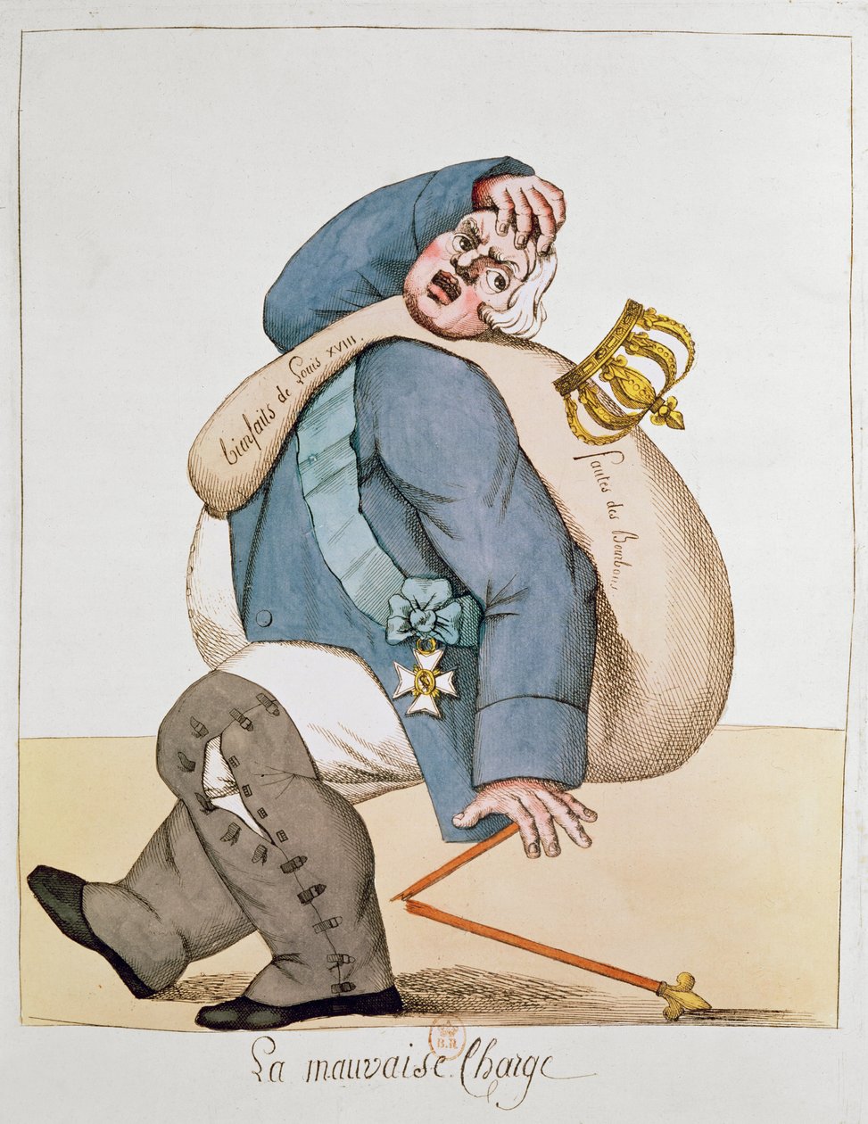 路易十八的漫画（1755-1824）1815 作者 法语学校