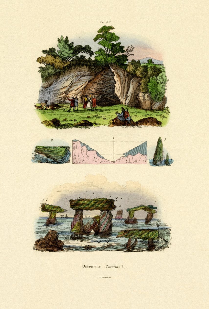 洞穴，1833年至1939年 作者 法语学校