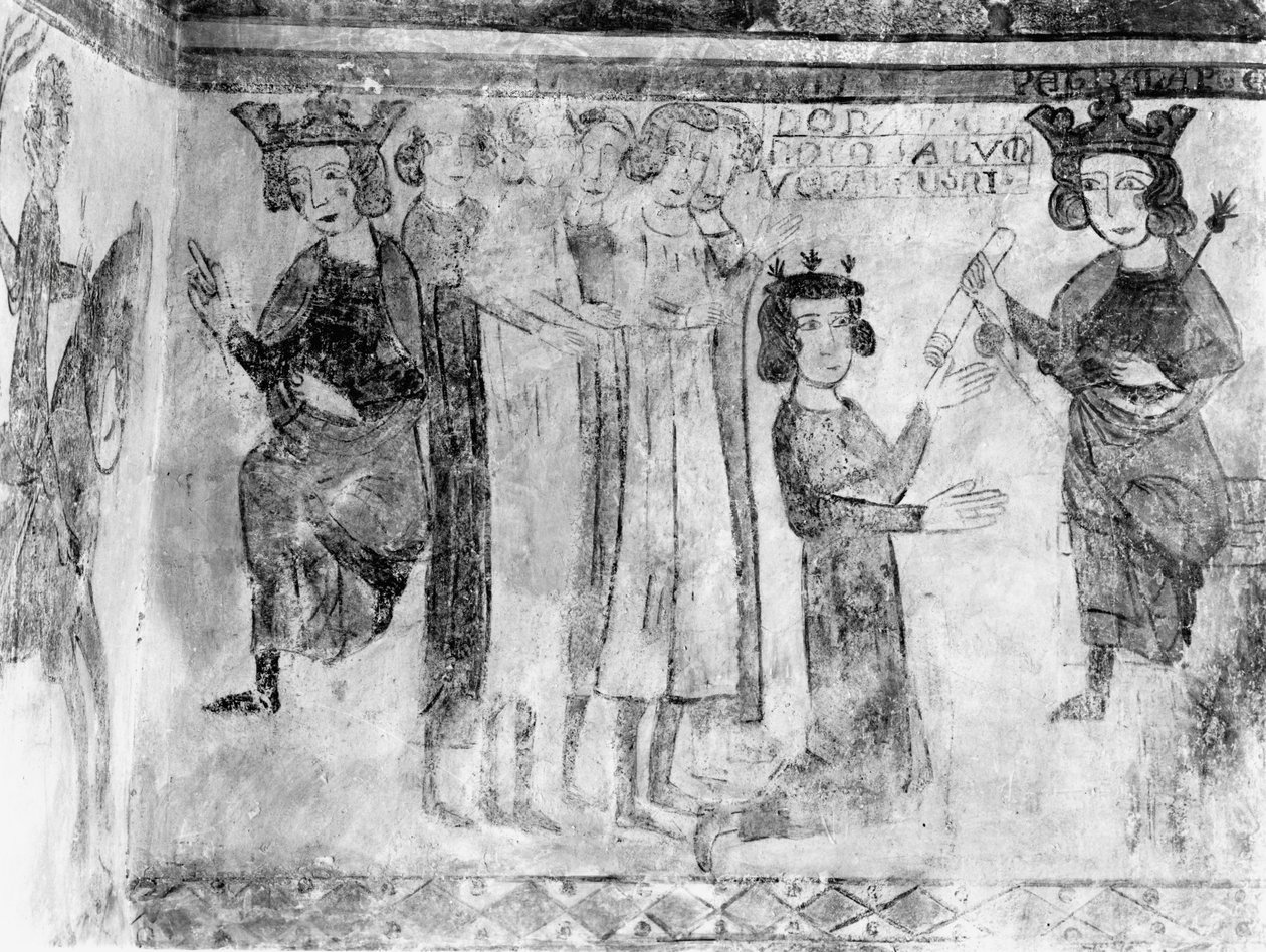 查理一世（1226-85）安茹伯爵在1265年之后被带到了曼弗雷德的遗体 作者 法语学校