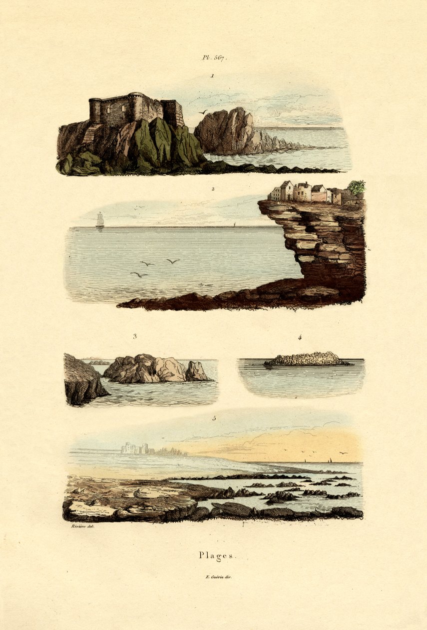 海岸，1833年至1939年 作者 法语学校