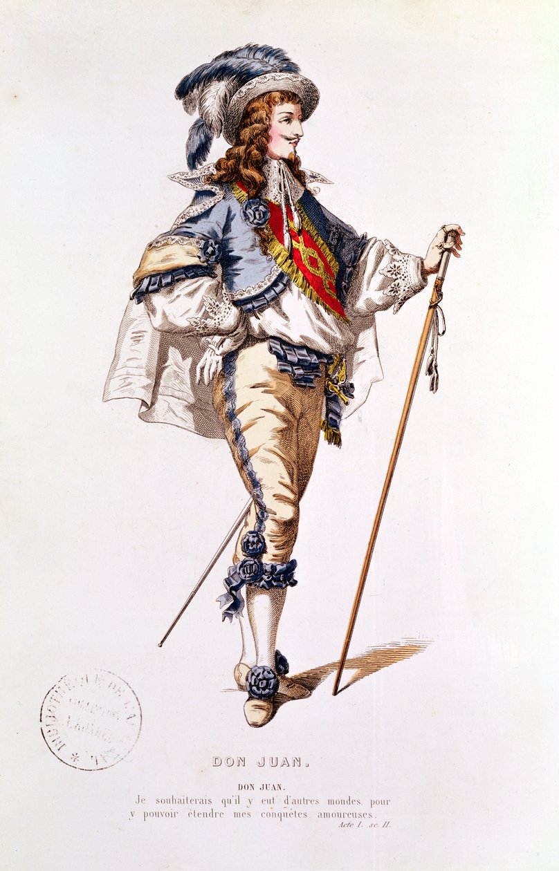 Moliere的“Don Juan”服装设计（1622-73） 作者 法语学校