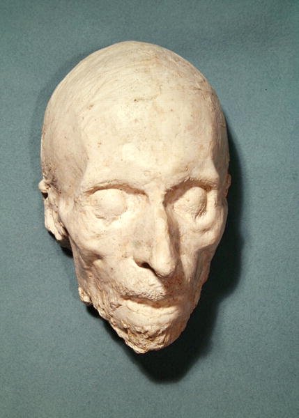 Felicite de Lamennais死亡面具（1782-1854）1854（膏药） 作者 法语学校