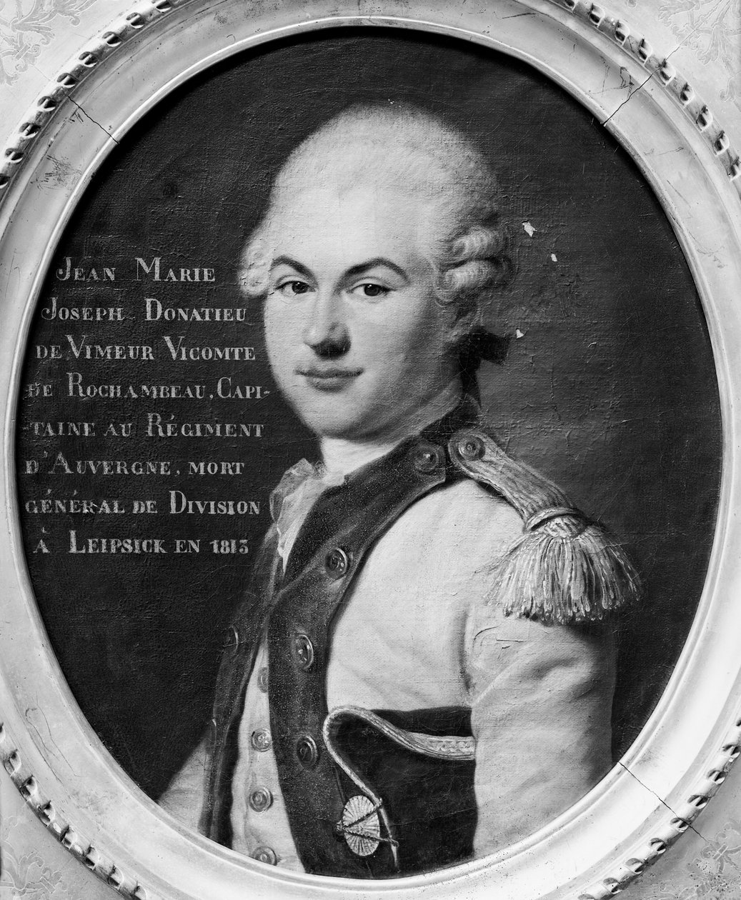 Donatien Marie Joseph de Vimeur（1755-1813）Rochambeau的子爵 作者 法语学校