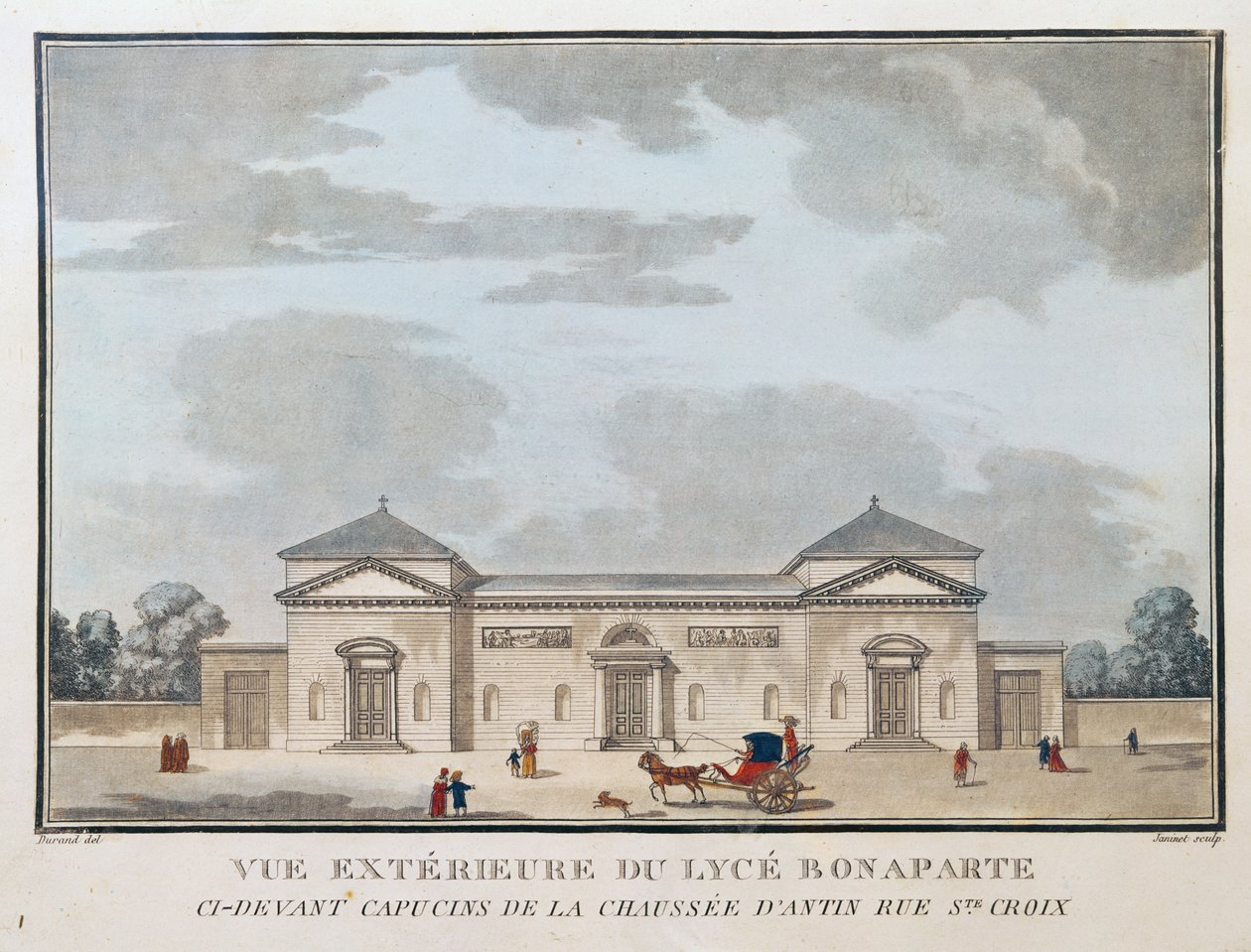 Lycee Bonaparte的外视图 作者 法语学校