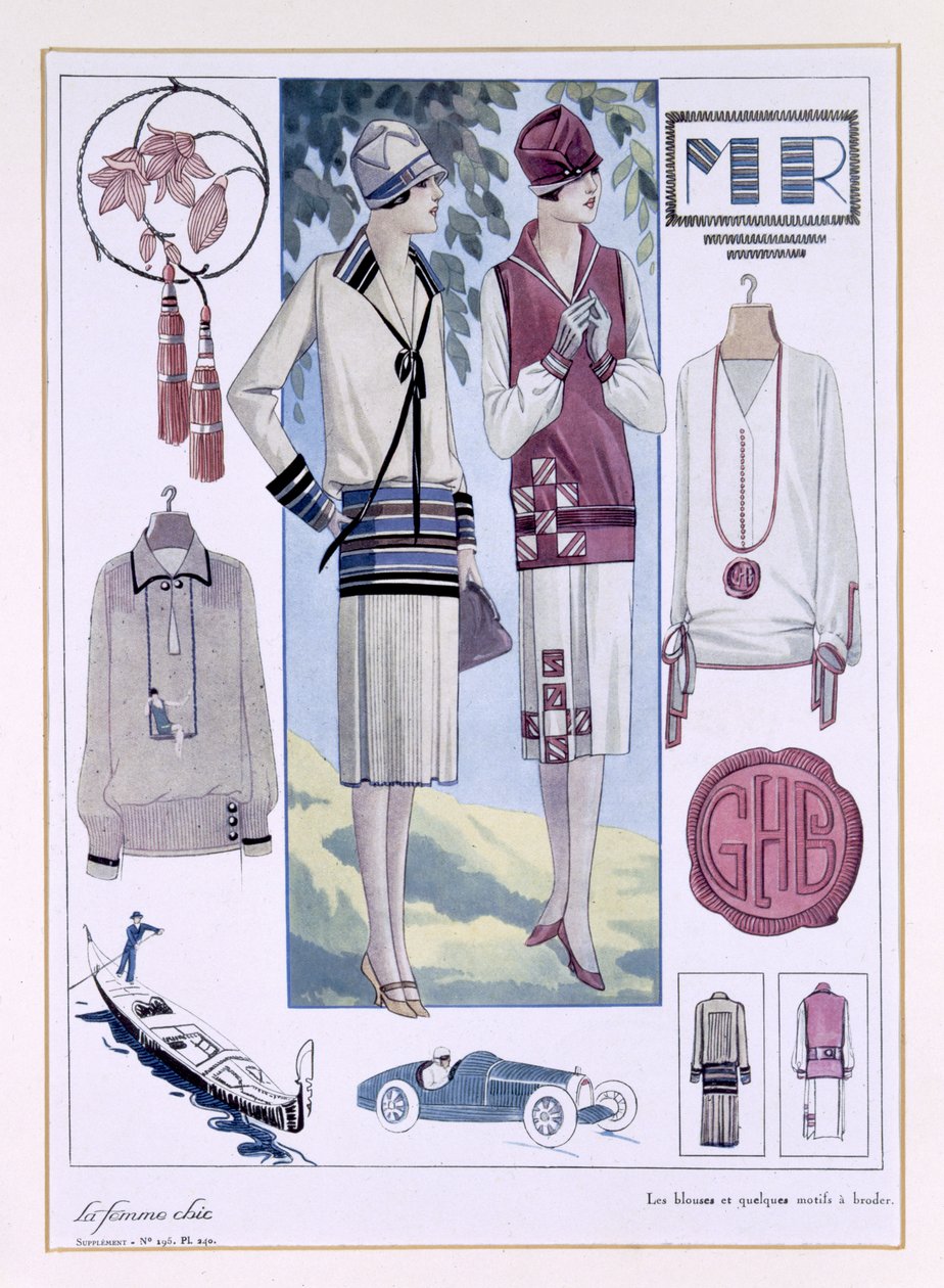 时尚板块，来自&39;La femme chic&39; 作者 法语学校
