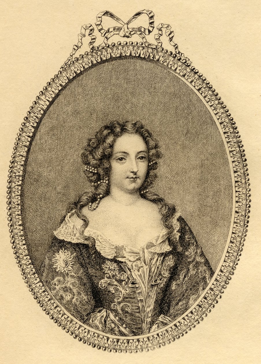 Francoise Athenais de Rochechouart（1641-1707）蒙特斯潘的侯爵夫人 作者 法语学校