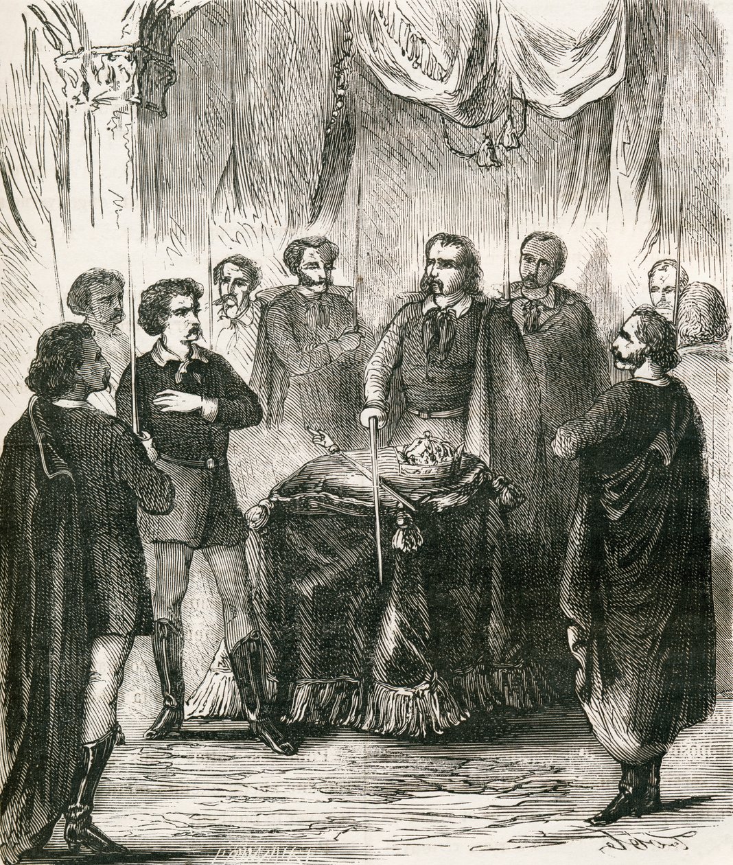 启动一个Illuminatus，来自&39;秘密社团，Frank Macons&39;，发表于c.1867 作者 法语学校