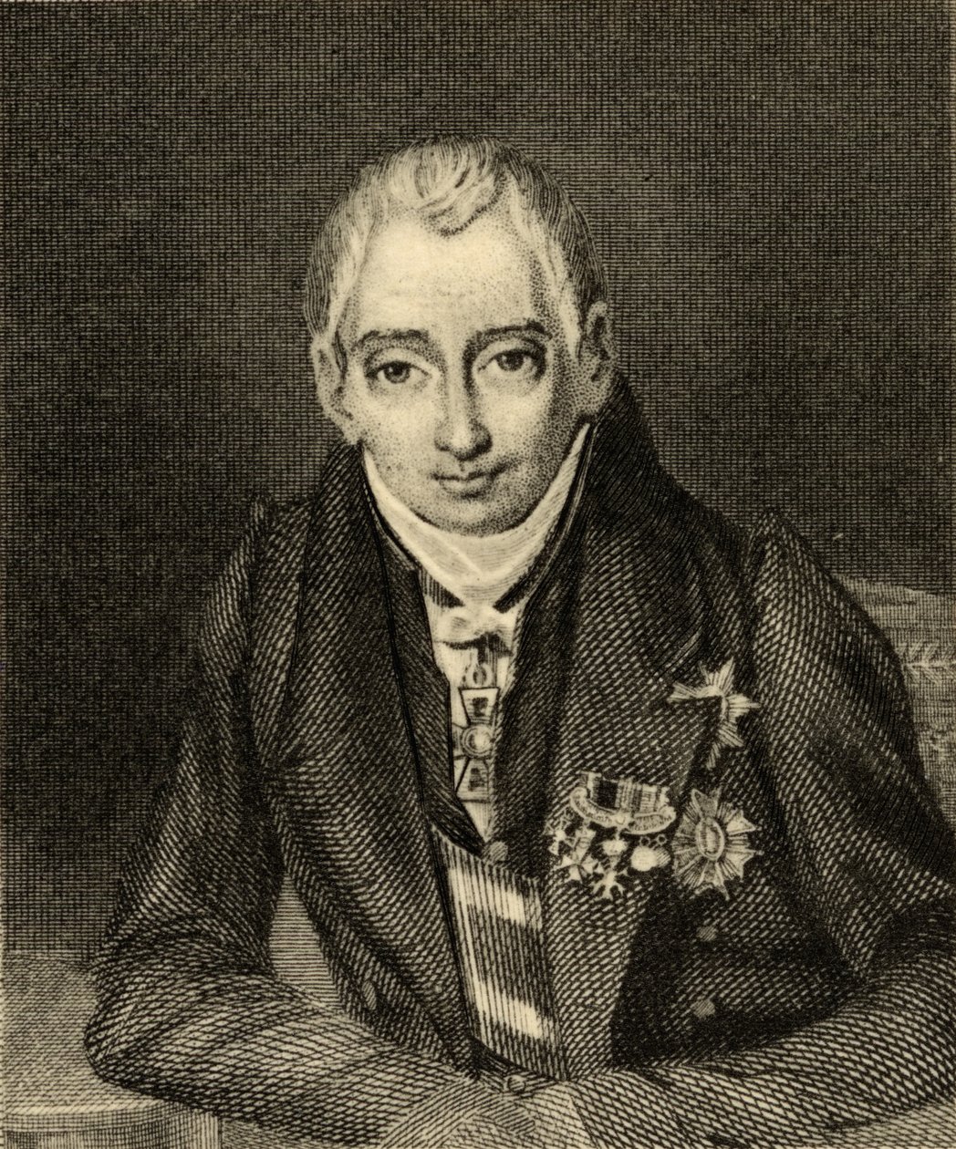Klemens Wenzel Nepomuk Lothar（1773-1859）Metternich-Winneburg王子 作者 法语学校