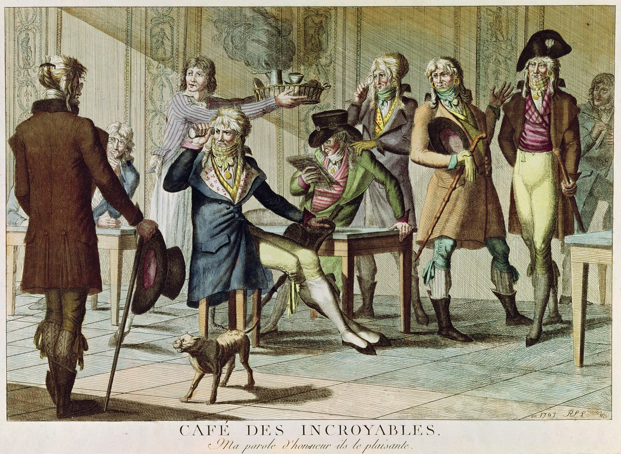 The Cafe des Incroyables，1797 作者 法语学校