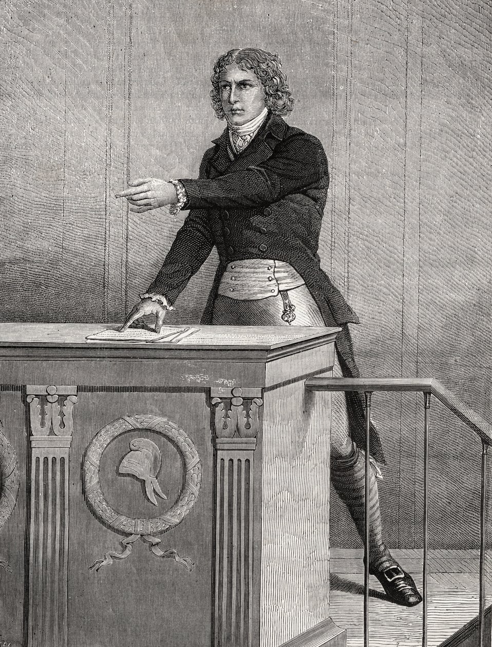 Saint Just的Louis Antoine（1767-94） 作者 法语学校