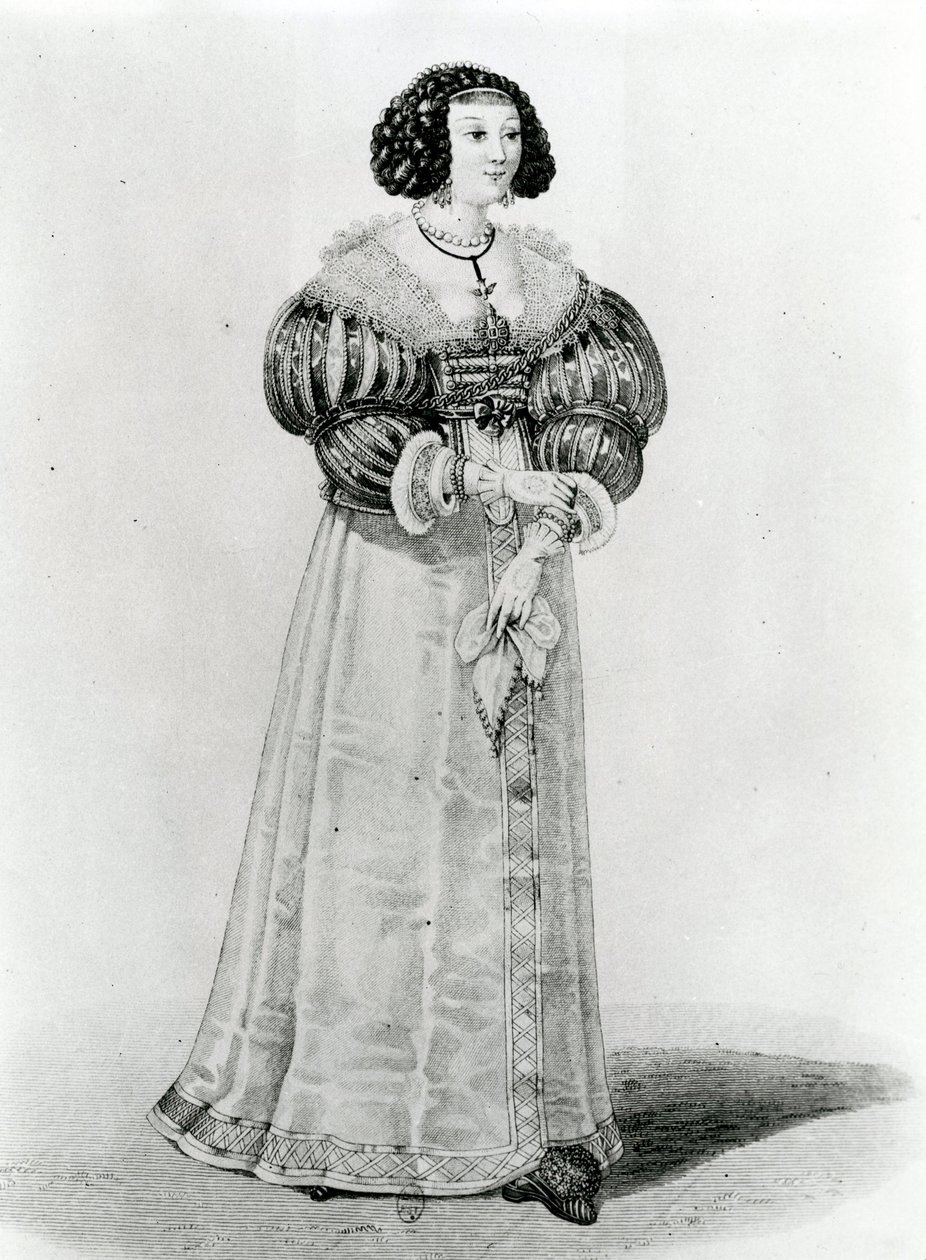 La Fayette的Marie-Louise Motier（1615-65） 作者 法语学校