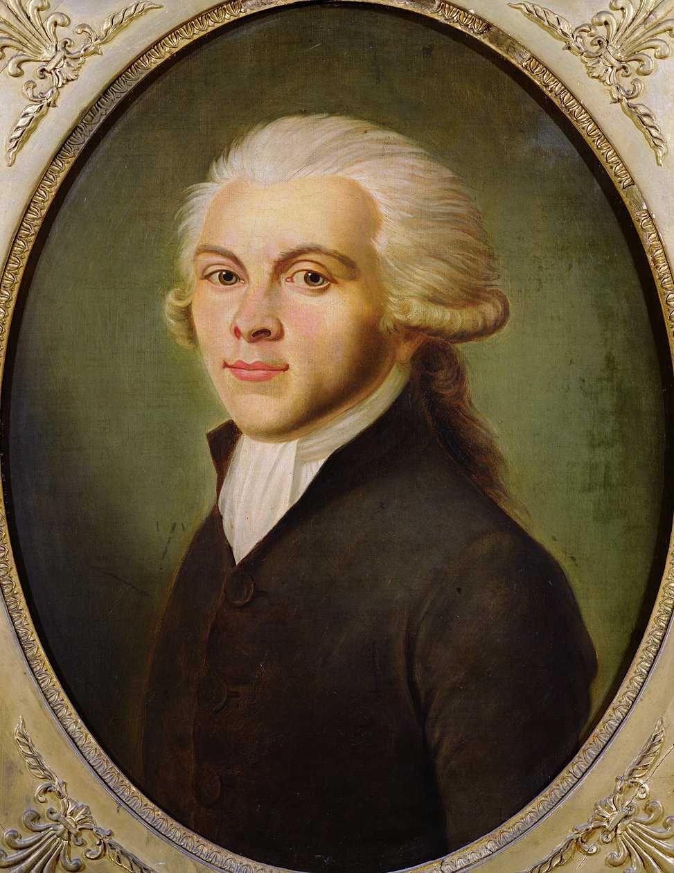 罗伯斯皮尔的马克西米利安（1758-94）c.1793 作者 法语学校