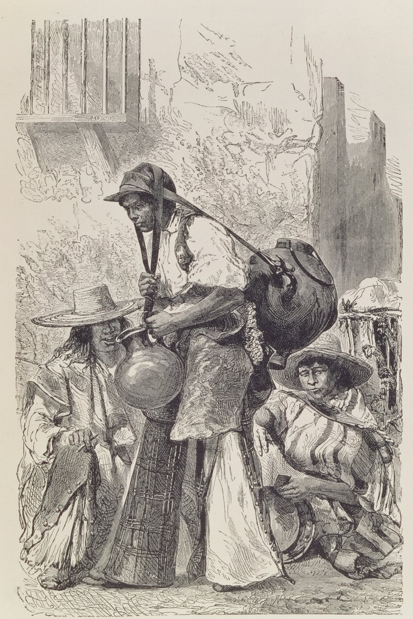 来自“新世界的古城”的墨西哥水运载体，由Cluade-Joseph-Desire Charnay，酒吧组成。 1887年 作者 法语学校