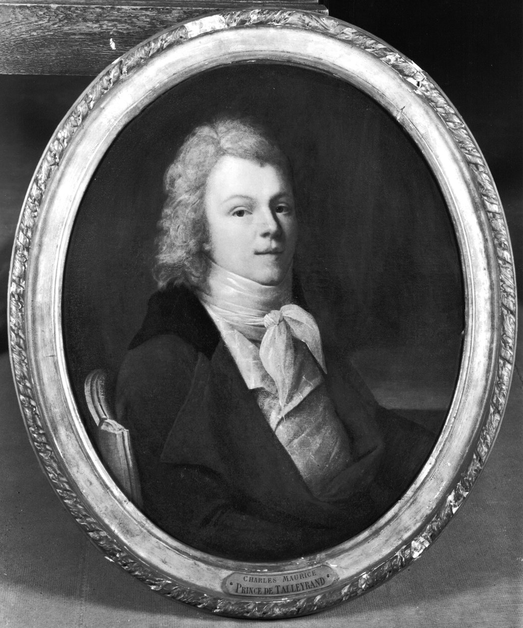 Charles Maurice Talleyrand-Perigord的肖像（1754-1838）年龄16岁 作者 法语学校
