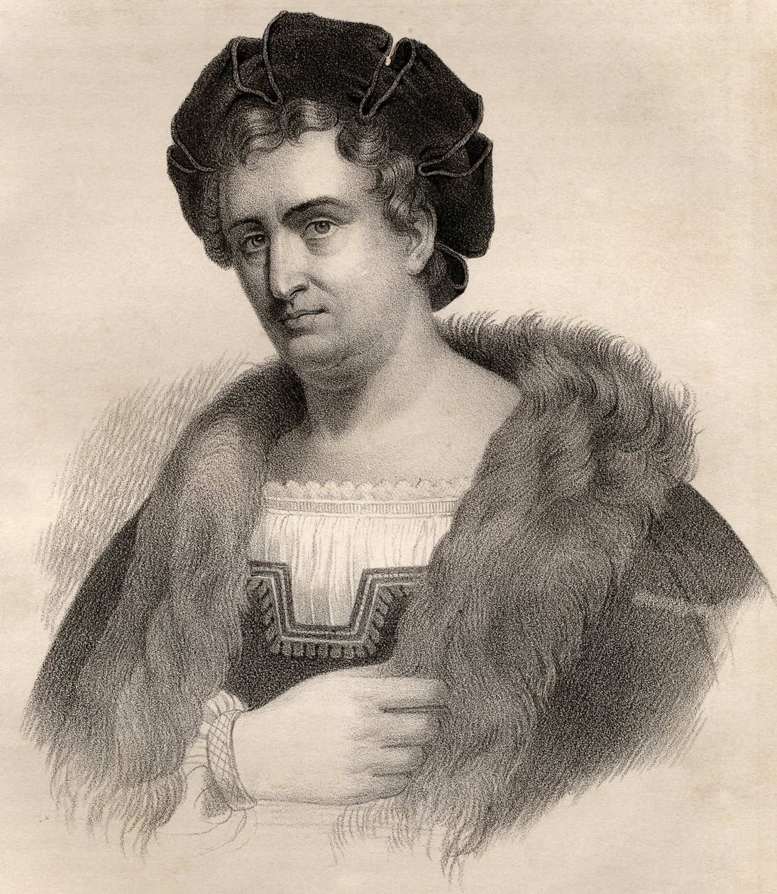 Francois Joseph Talma的肖像（1763-1826） 作者 法语学校