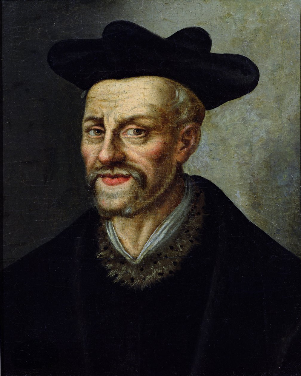 Francois Rabelais的肖像（c.1494-1553） 作者 法语学校