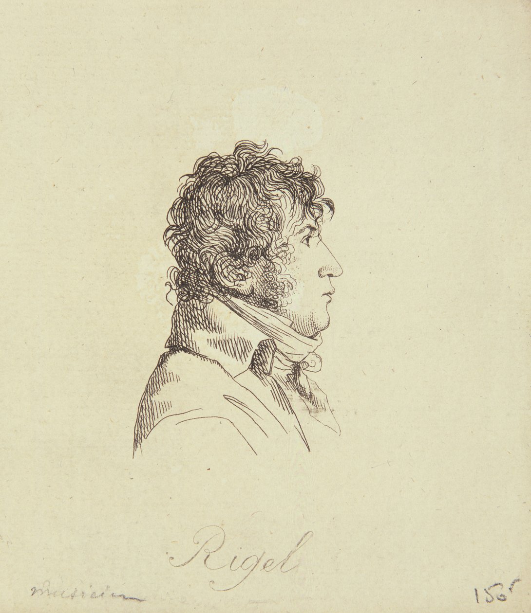Henri-Jean Rigel的肖像（1772-1852） 作者 法语学校