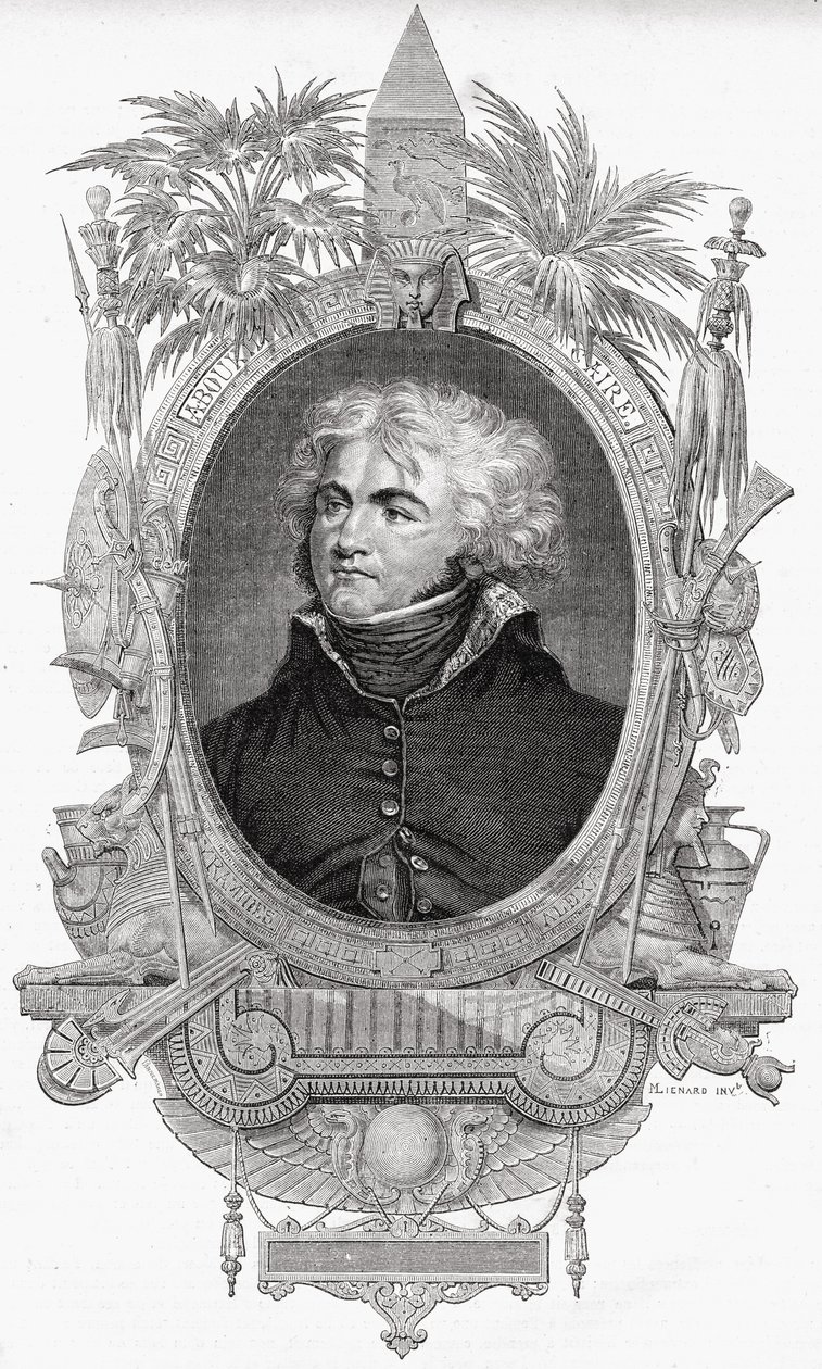 Jean Baptiste Kleber的肖像（1753-1800） 作者 法语学校