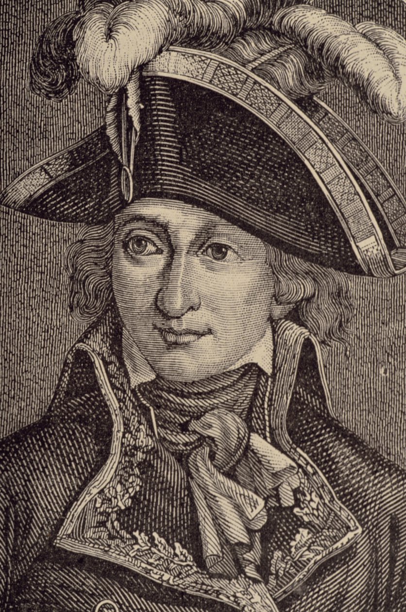 Jean Charles Pichegru的肖像（1761-1804） 作者 法语学校