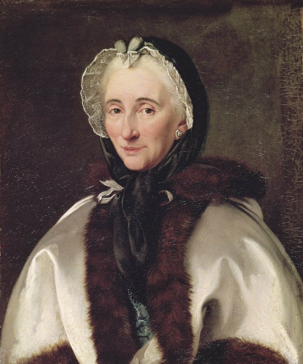 Francoise de Graffigny夫人的肖像（1695-1758） 作者 法语学校