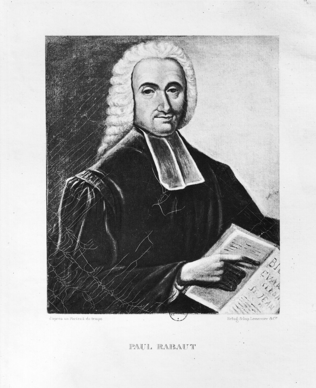 Paul Rabaut的肖像（1718-94） 作者 法语学校