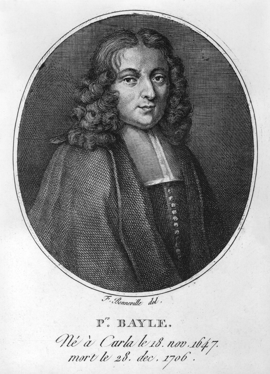 Pierre Bayle的肖像（1647-1706） 作者 法语学校