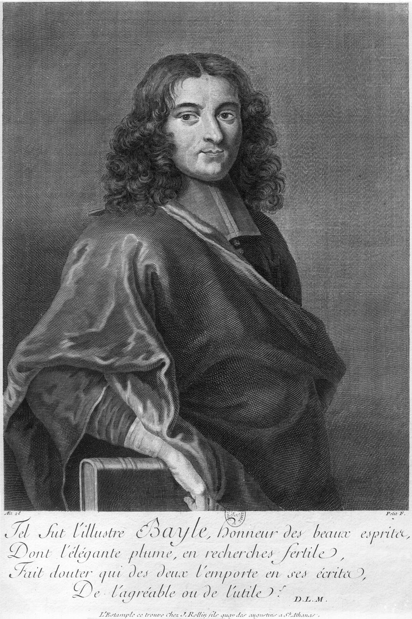 Pierre Bayle的肖像（1647-1706） 作者 法语学校