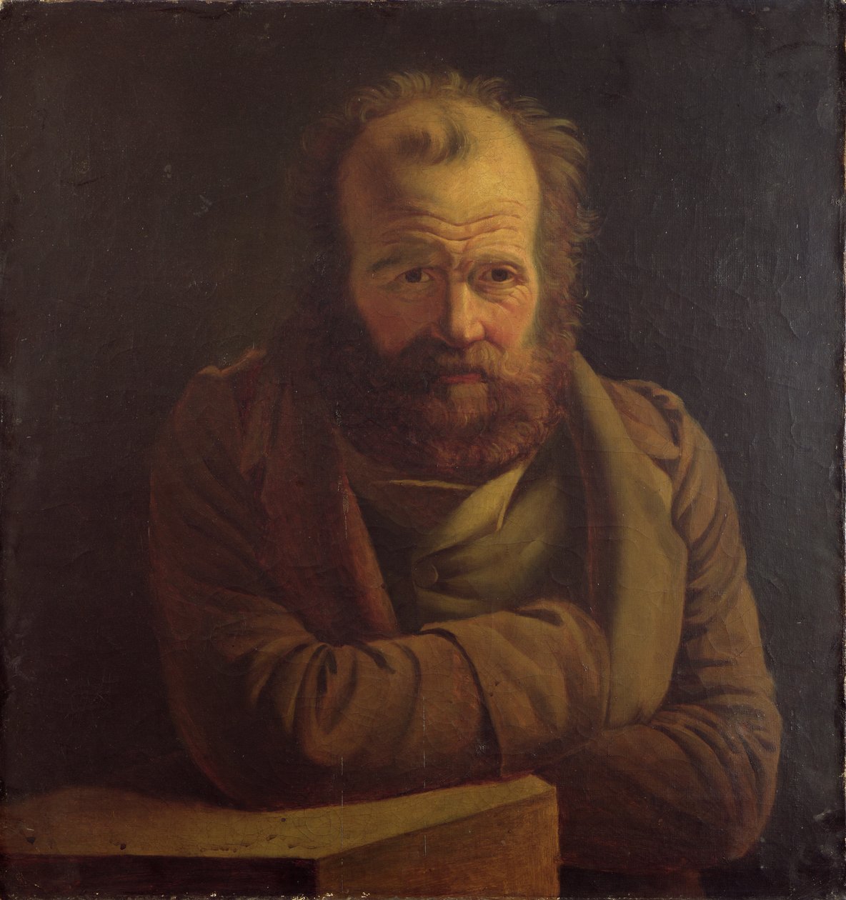 Pierre Joseph Proudhon的肖像（1809-65） 作者 法语学校