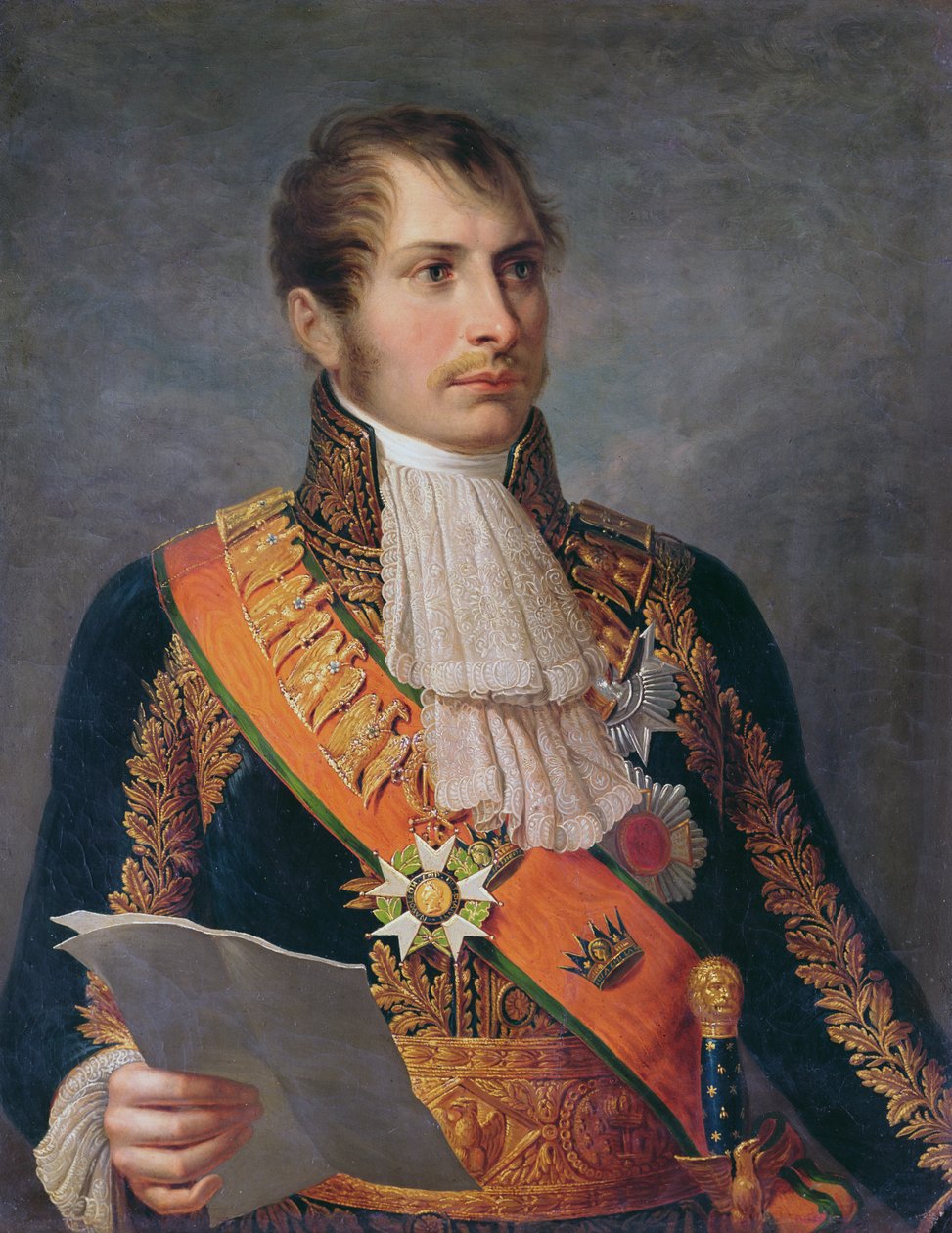 Eugene de Beauharnais王子的肖像（1781-1824）意大利总督和Leuchtenberg公爵，c.1804 作者 法语学校