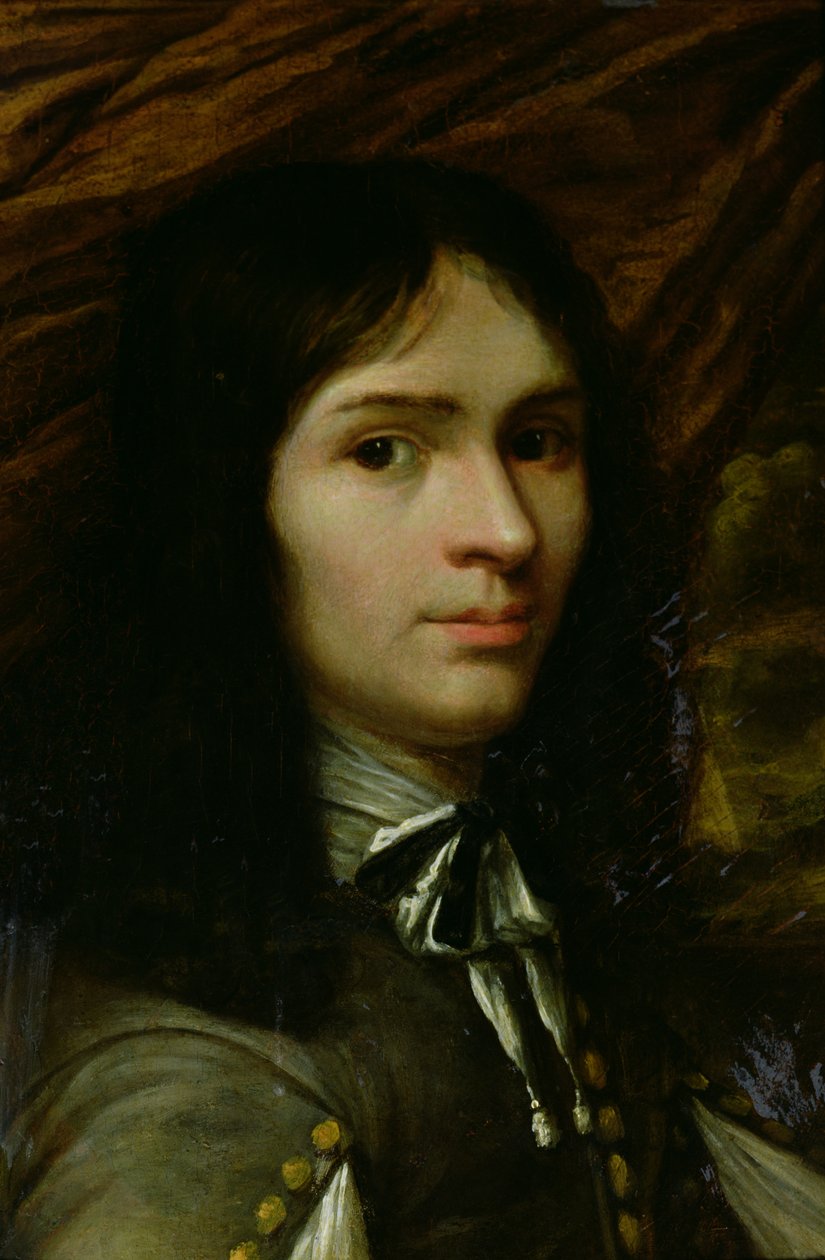 Rene Descartes的肖像（1596-1650） 作者 法语学校