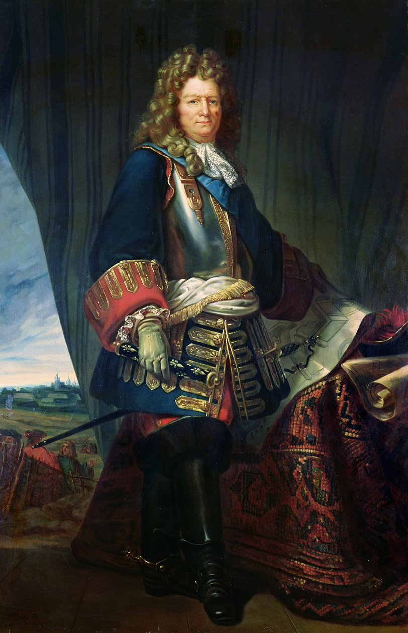 Sebastien the Prestre de Vauban的肖像（1633-1707） 作者 法语学校