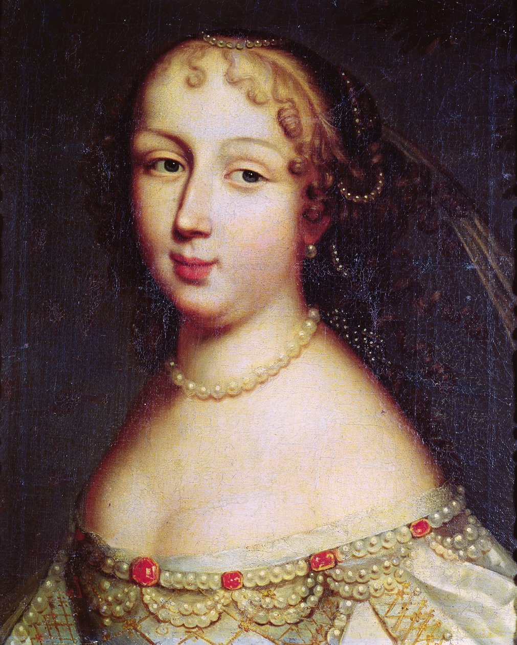 肖像被认为是Marie de Rabutin-Chantal（1626-97）Marquise de Sevigne 作者 法语学校